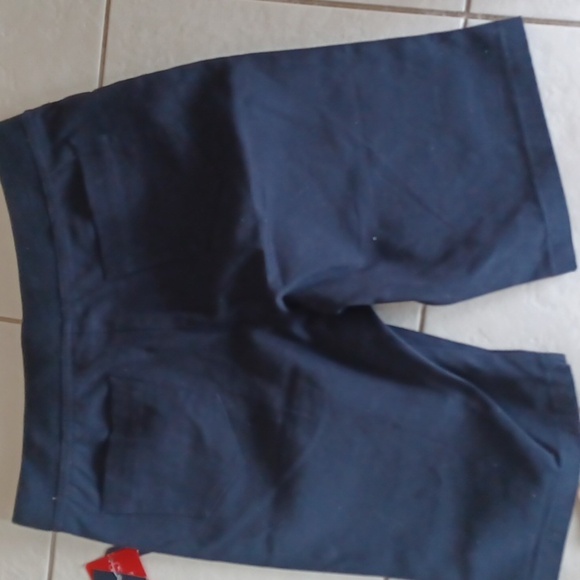 Chaps Size Girls Plus 12.5 Shorts Navy Blue school uniform - Picture 2 of 5